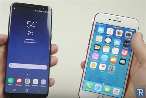 S8 vs iPhone drop test. 